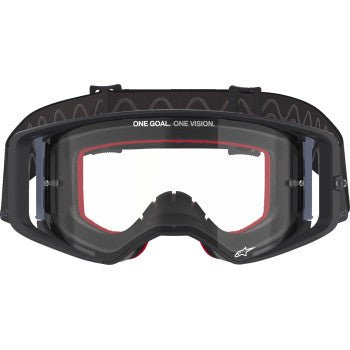 Alpinestars Supertech Corp ABS Vision Goggle Black/Grey - Clear Lens, 5100125 - 1507 - Moto - House MX