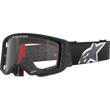 Alpinestars Supertech Corp ABS Vision Goggle Black/Grey - Clear Lens, 5100125 - 1507 - Moto - House MX