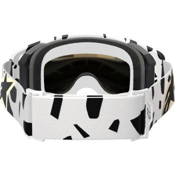 Alpinestars Supertech Corp ABS Vision Goggle White/Gold - Gold Mirror Lens, 5100325 - 2044 - Moto - House MX