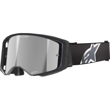 Alpinestars Supertech Goggle - Black/Gray - ABS Vision Silver Mirror, 5100325 - 1513 - Moto - House MX