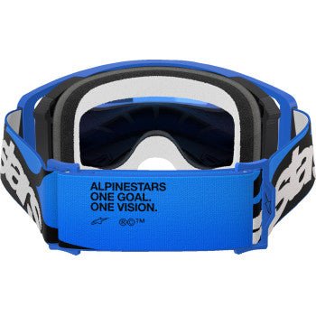 Alpinestars Supertech Stream ABS Vision Goggle Blue - Blue Mirror Lens, 5100625 - 7271 - Moto - House MX