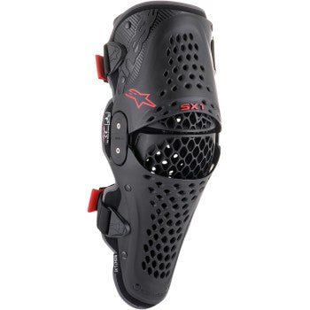 Alpinestars SX - 1 v2 Knee Guards - Black/Red - Moto - House MX