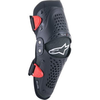 Alpinestars SX - 1 Youth Knee Guards - Black/Red - Moto - House MX