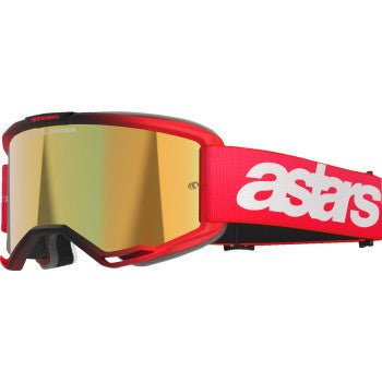 Alpinestars Vision 5 Blaze Goggle - Red - Gold Mirror Lens, 5102125 - 3115 - Moto - House MX