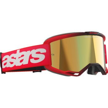 Alpinestars Vision 5 Blaze Goggle - Red - Gold Mirror Lens, 5102125 - 3115 - Moto - House MX