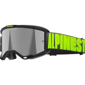 Alpinestars Vision 5 Hollow Goggle - Charcoal/Yellow Fluo - Silver Mirror Lens, 5102225 - 1470 - Moto - House MX