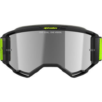 Alpinestars Vision 5 Hollow Goggle - Charcoal/Yellow Fluo - Silver Mirror Lens, 5102225 - 1470 - Moto - House MX