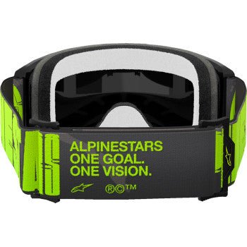 Alpinestars Vision 5 Hollow Goggle - Charcoal/Yellow Fluo - Silver Mirror Lens, 5102225 - 1470 - Moto - House MX