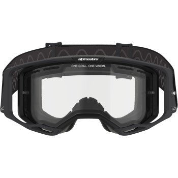 Alpinestars Vision 8 Corp - Goggles - Black/Clear Lens, 5100825 - 1425 - Moto - House MX