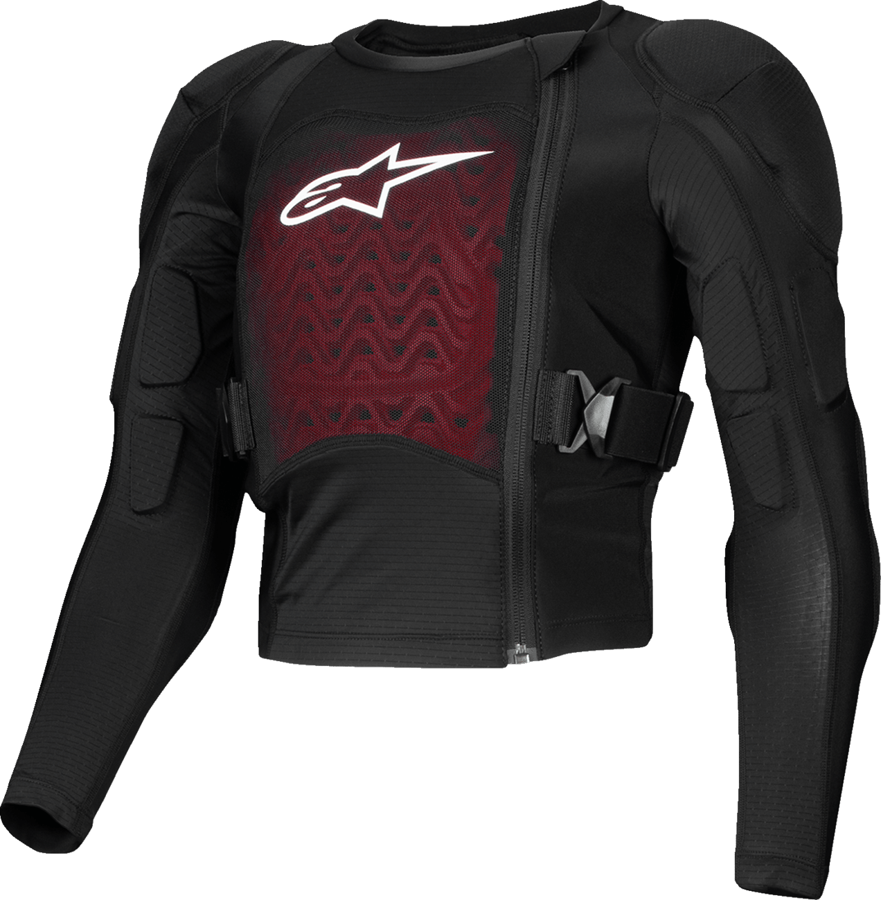 Alpinestars Youth Bionic Plasma LT Jacket – Chest Protector - 6540126 - 12 - XL – Black/White – XL - Moto - House MX
