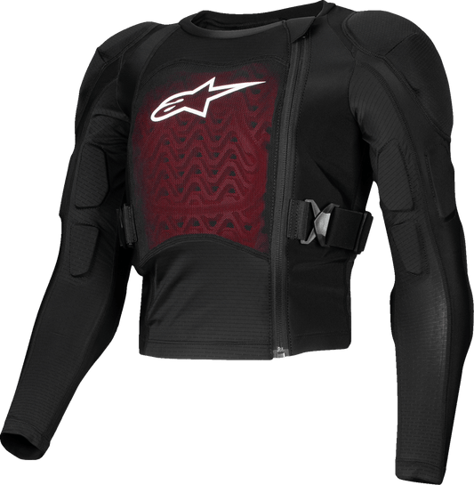 Alpinestars Youth Bionic Plasma LT Jacket – Chest Protector - 6540126 - 12 - XL – Black/White – XL - Moto - House MX