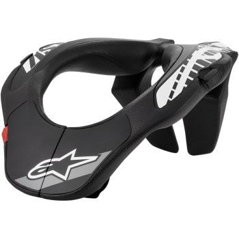 Alpinestars Youth Neck Support - Black/White - One Size - Moto - House MX