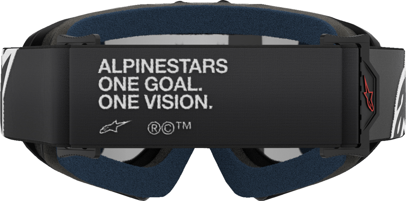 Alpinestars Youth Vision Goggle - Black with Silver Mirror Lens - 5140225 - 1456 - Moto - House MX