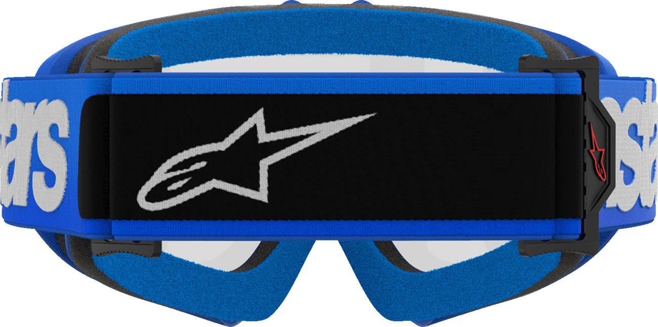 Alpinestars Youth Vision Goggle Blaze Blue with Clear Lens - 5140325 - 7189 - Moto - House MX