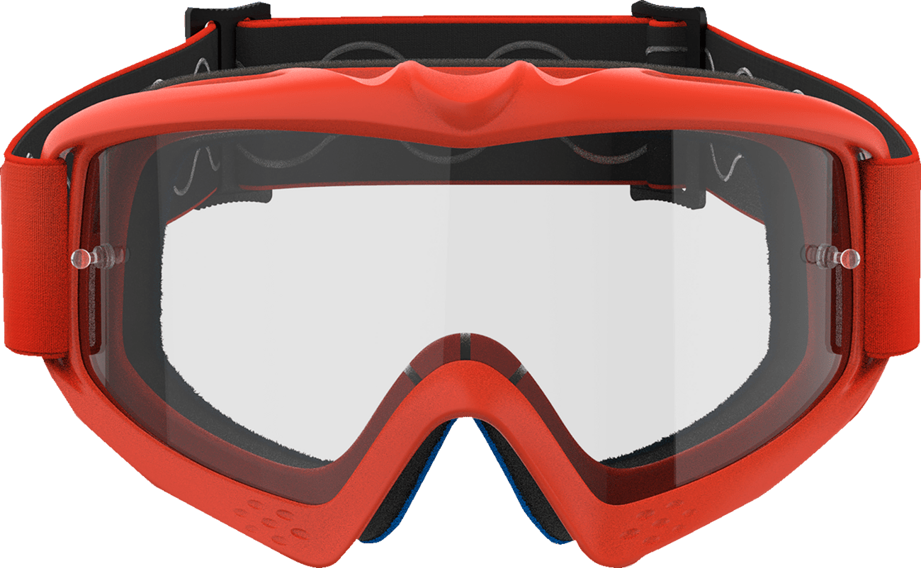 Alpinestars Youth Vision Goggle with Clear Lens - Orange Frame - 5140125 - 430 - Moto - House MX