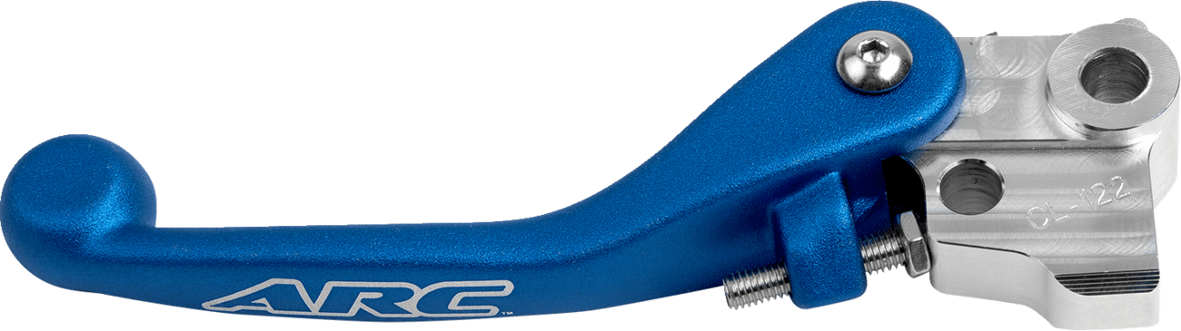 ARC Clutch Lever - Forged Shorty in Blue - Part Number CL - S122 - B - Moto - House MX