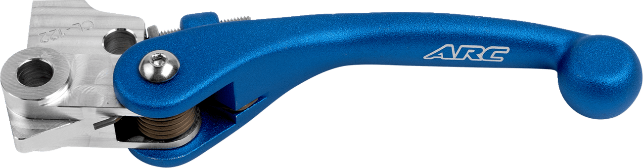 ARC Clutch Lever - Forged Shorty in Blue - Part Number CL - S122 - B - Moto - House MX