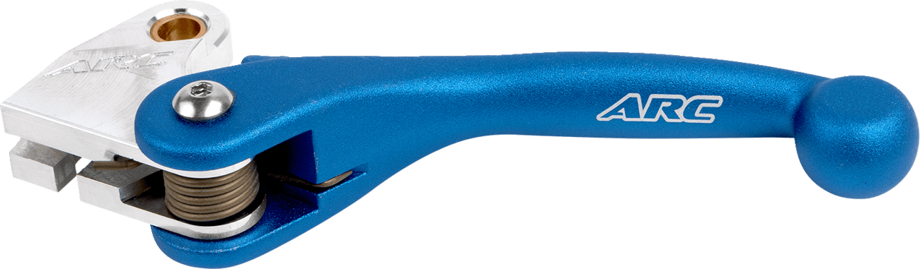 ARC Clutch Lever - Forged Shorty in Blue - Part Number CL - S411 - B - Moto - House MX