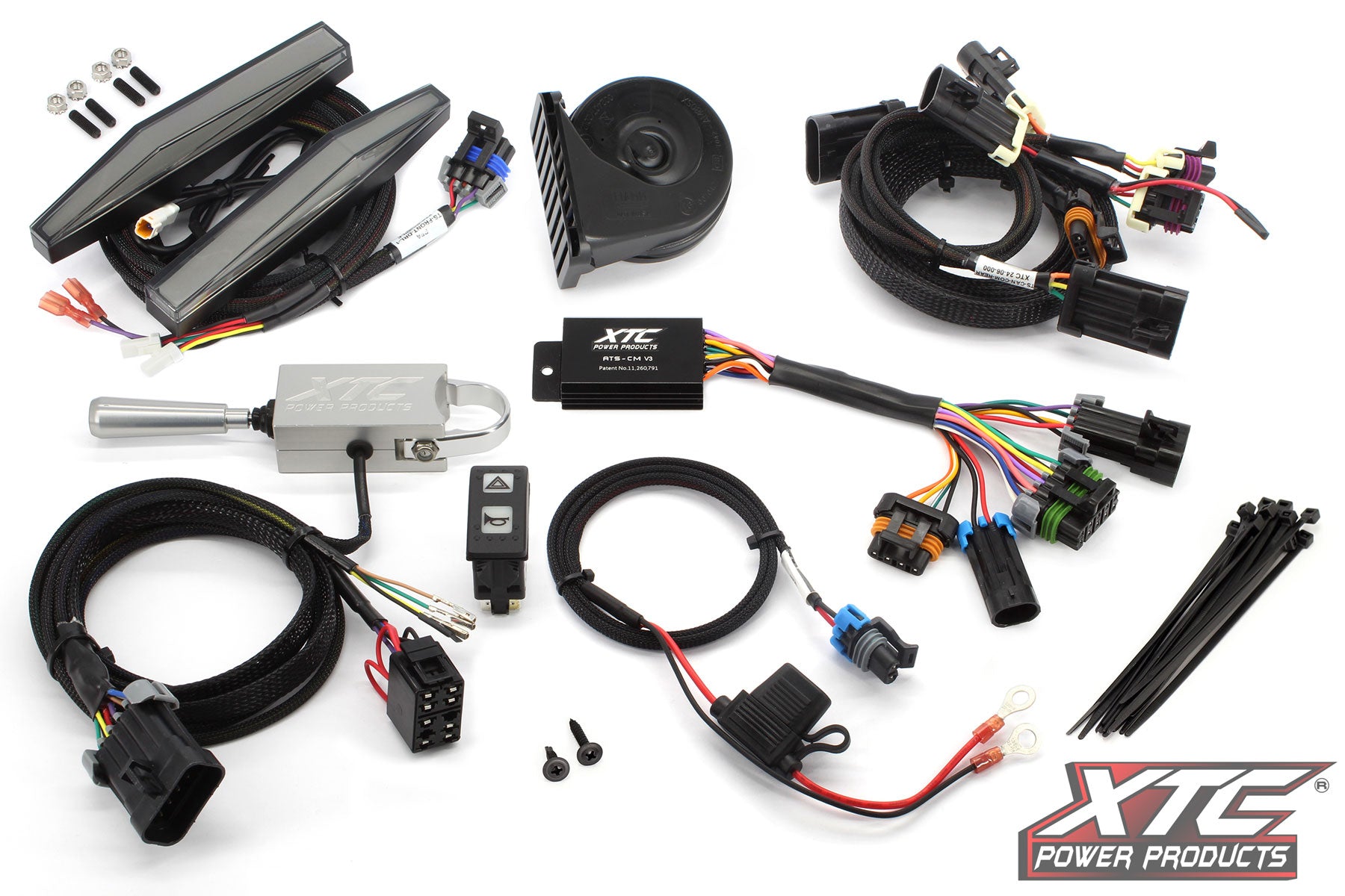 XTC Power Products ATS-L-CAN-COM-DRL 2020+ UTV Billet Turn Signal Kit