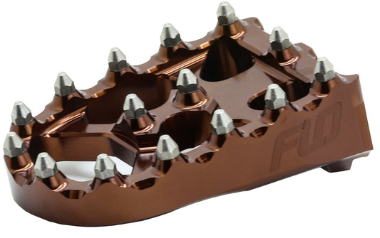 FLO Motorsports HDBP-805-TIPBRZ 7075 T6 Aluminum Touring Brake Pedal Tip Bronze