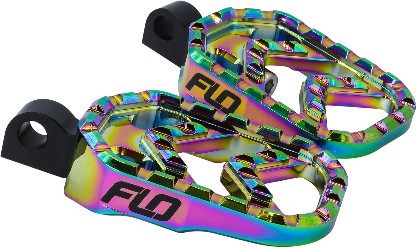 FLO MOTORSPORTS V-800JET 2018-23 Savage Series Footpegs Jet Fuel