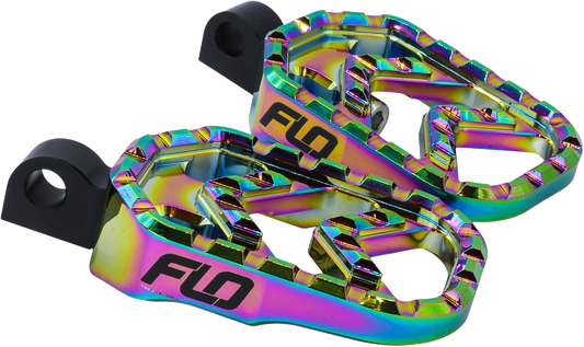 FLO MOTORSPORTS V-800JET 2018-23 Savage Series Footpegs Jet Fuel