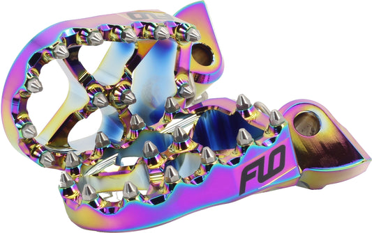 FLO MOTORSPORTS FPEG-795-4JET 2023 Husqvarna/KTM Pro Series Foot Pegs Jet Fuel