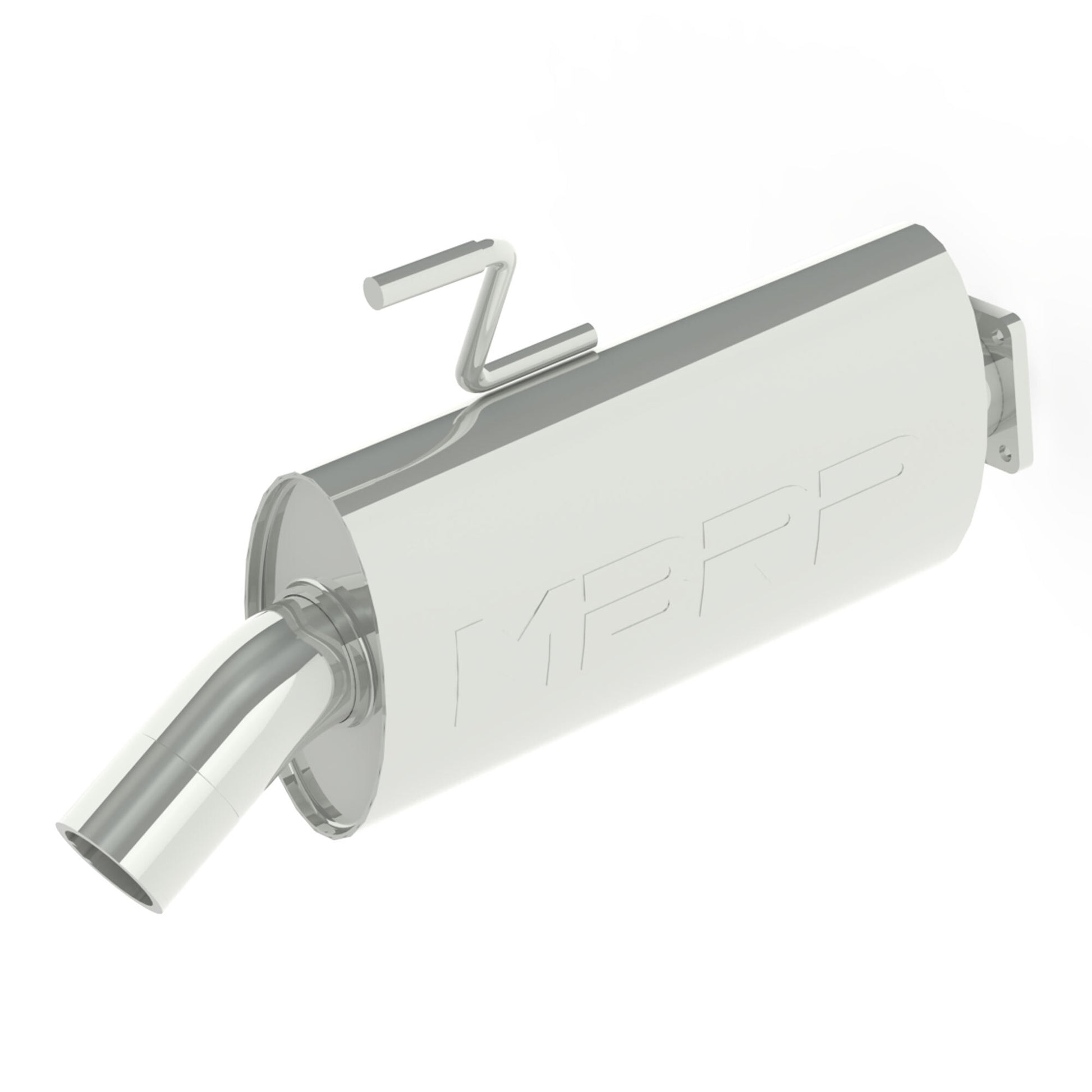 Single Slip On System W/ Oval Sport Muffler Chrome