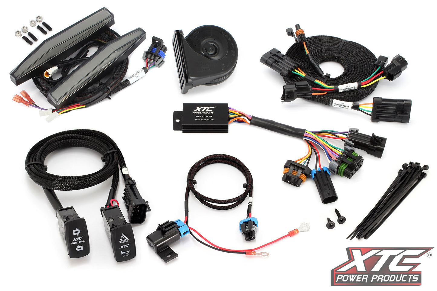 XTC Power Products ATS-KAW-MPRO-DRL 2017-2018 Kawasaki Mule Pro-Dx/FX Turn Signal Kit