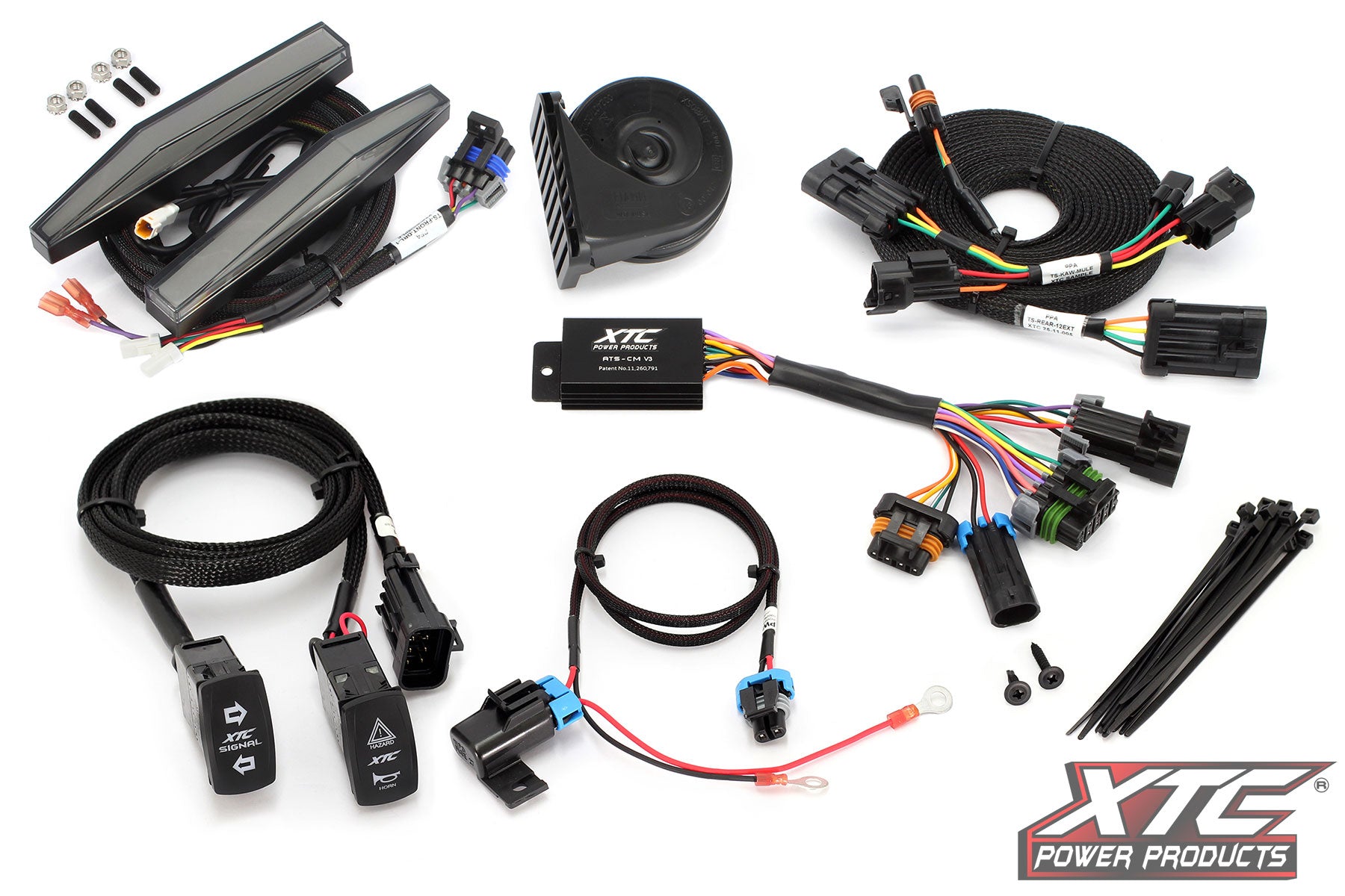 XTC Power Products ATS-KAW-MPRO-DRL 2017-2018 Kawasaki Mule Pro-Dx/FX Turn Signal Kit