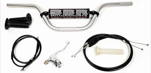 BBR Handlebar Kit - Tall Bars W/Controls - 510 - HCF - 1121 - 2019 - 2023 Honda CRF110F - Moto - House MX