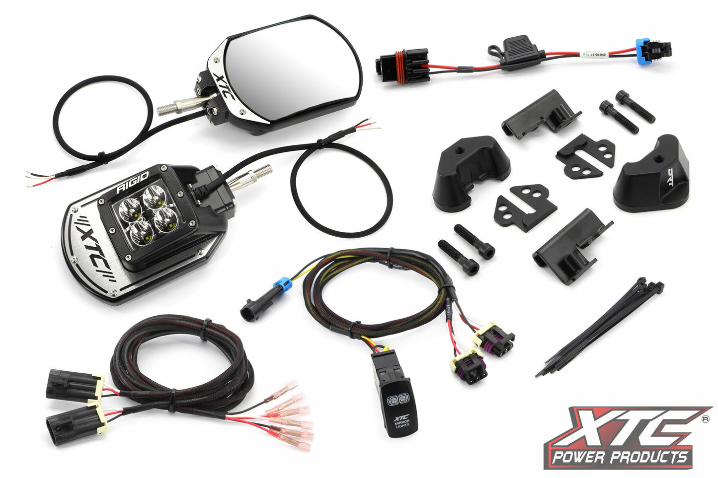 XTC Power Products - SIX12-A-XPED 2020-23 Polaris XPEDITION Side View Mirror Kit