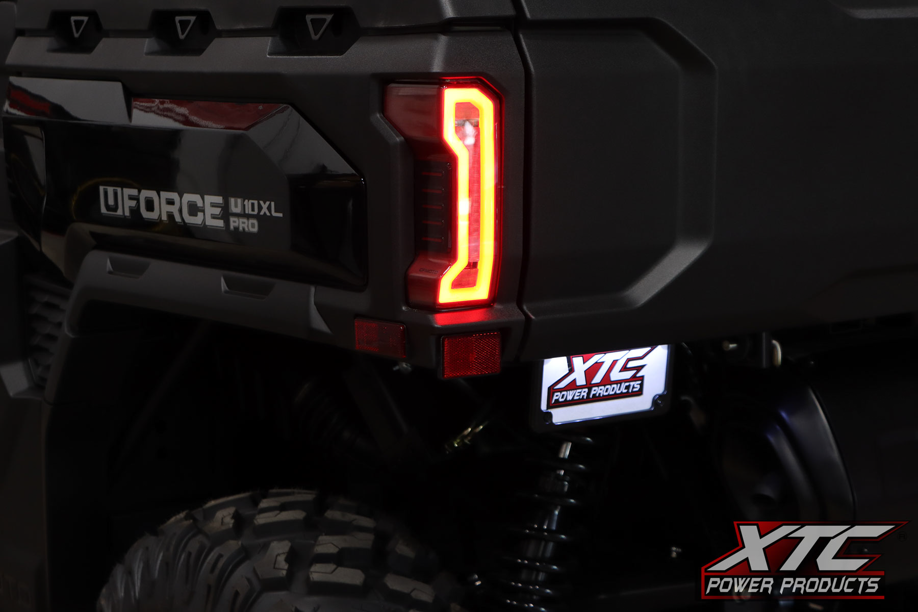 XTC Power Products CFM-U10-LF6BK 2024/2025 UForce U10 Pro License Plate Light