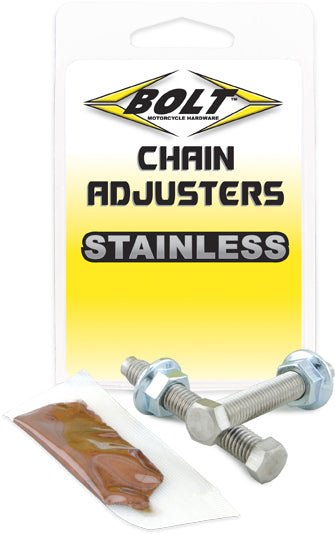 BOLT Stainless Steel Chain Adjuster Bolt Yamaha, Suzuki, Kawasaki and Honda - 2006 - CH - Moto - House MX