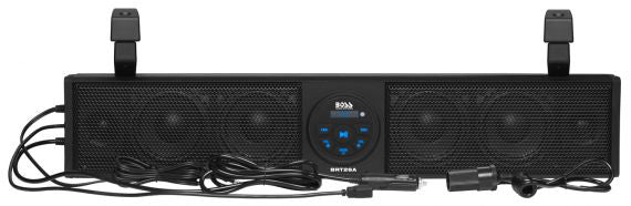 BOSS Audio 26" Riot Sound Bar BRT26A with Bluetooth, Weatherproof IPX5 Rated Speakers and LED Lights - Moto - House MX