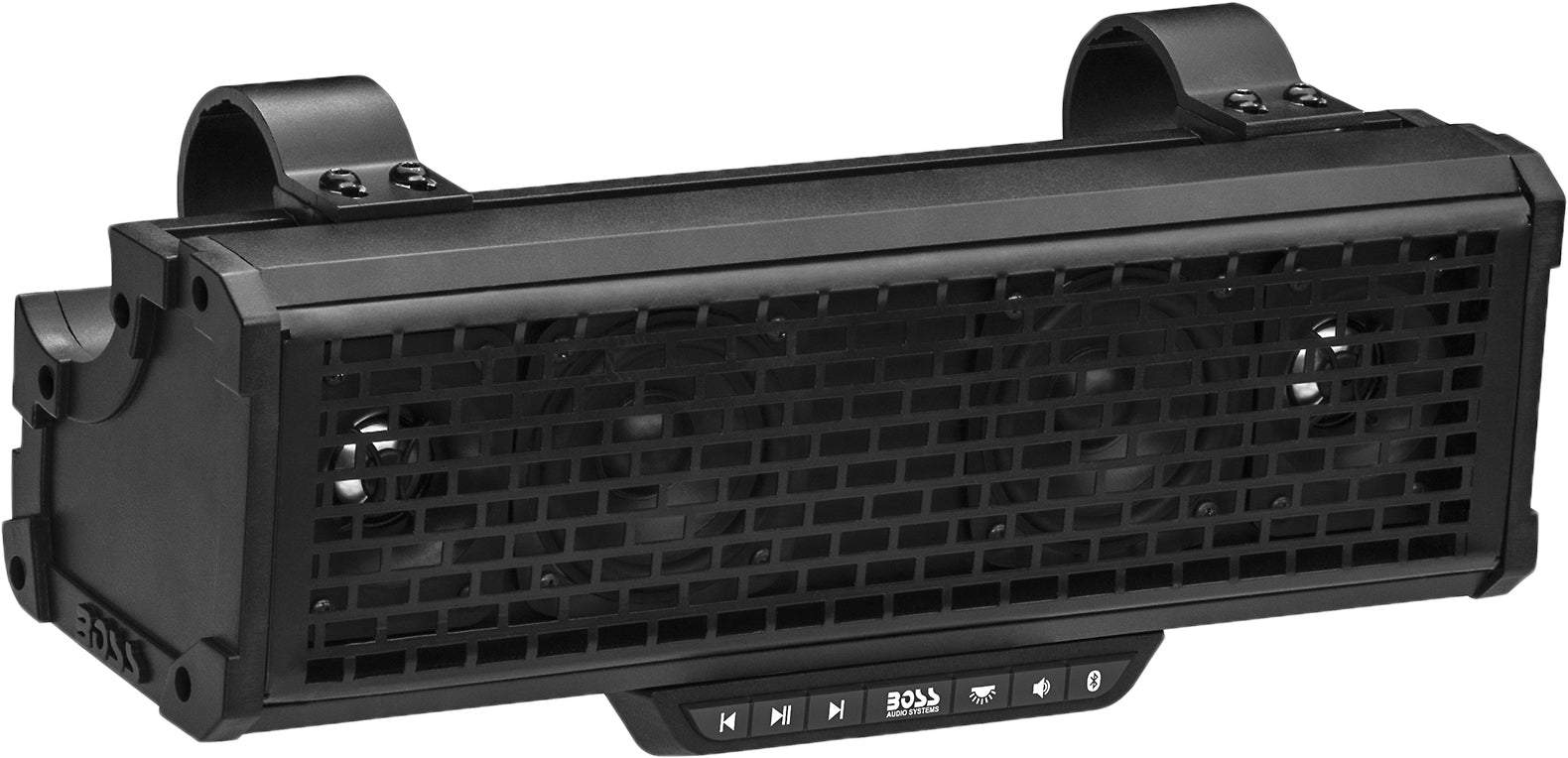 BOSS AUDIO BRT14A Amplified 14 - Inch Weatherproof Sound Bar with RGB Lighting and Bluetooth - Moto - House MX