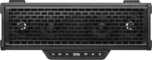 BOSS AUDIO BRT14A Amplified 14 - Inch Weatherproof Sound Bar with RGB Lighting and Bluetooth - Moto - House MX