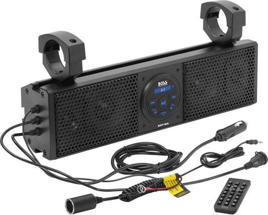 BOSS AUDIO Plug N Play 18 - Inch Sound Bar with 4 Speakers and Bluetooth - BRT18A - Moto - House MX