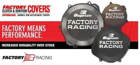 Boyesen Factory Clutch Covers 1998 - 2024 Kawasaki KX112, KX100, and KX85 - Moto - House MX