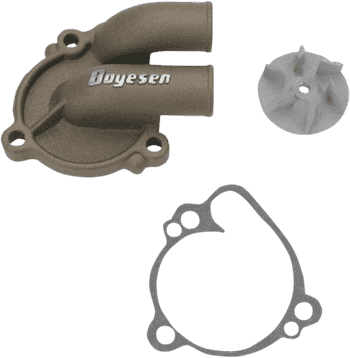 Boyesen Factory SuperCooler Water Pump Cover & Impellor Kawasaki KX112, KX100, and KX85 - Moto - House MX