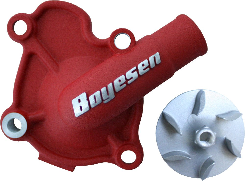 BOYESEN RED Waterpump Cover & Impeller Kit WPK - 06CR for 2017 - 2020 Honda CRF450R/RX - Moto - House MX
