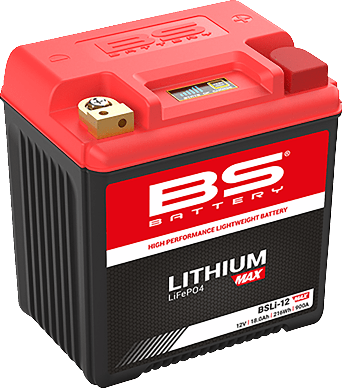 BS BATTERY 360117 BSLi - 12 Max Lithium Battery – LiFePO4 12.8V 900 CCA UTV ATV - Moto - House MX