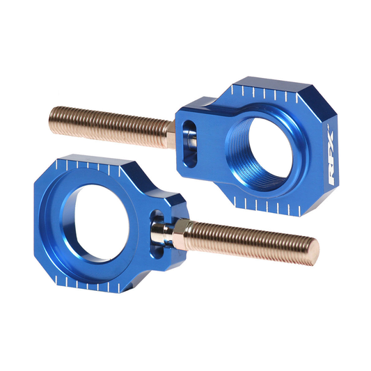 RFX FXAB 70300 99BU 2017-19 Husqvarna TC/FX/FC Axle Blocks Blue