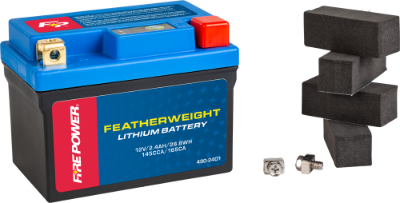 Fire Power Featherweight Lithium Battery 145 CCA - HJTZ7SL-FP-B - 2008-2014 Kawasaki KFX450R | Moto-House mx