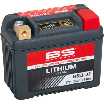 BS Battery Light weight Lithium Battery - BSLi-02 - Kawasaki KX250F / KX450F | Moto-House MX