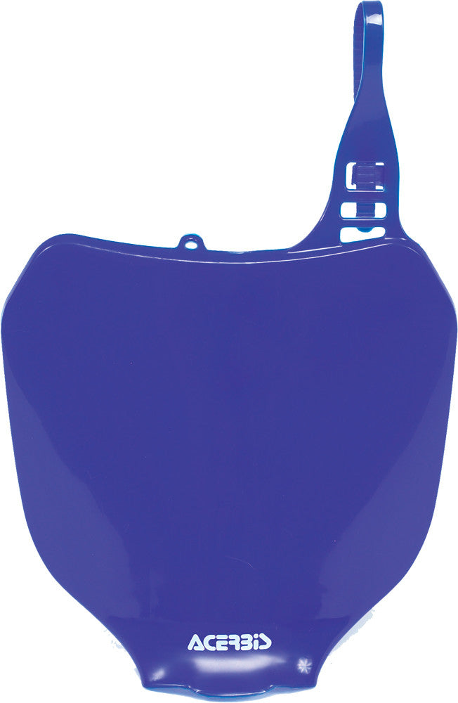 Replacement Acerbis Blue Front Number Plate MPN 2042380003 for Yamaha YZ series motocross bikes.