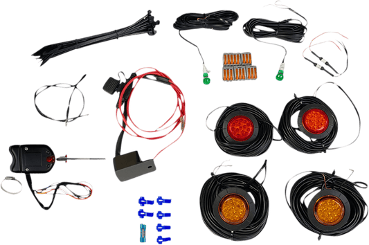 CUSTOM DYNAMICS Universal Turn Signal Kit (Part CD - UTV - ARTS - KIT) for UTVs and Off - Road Vehicles - Moto - House MX