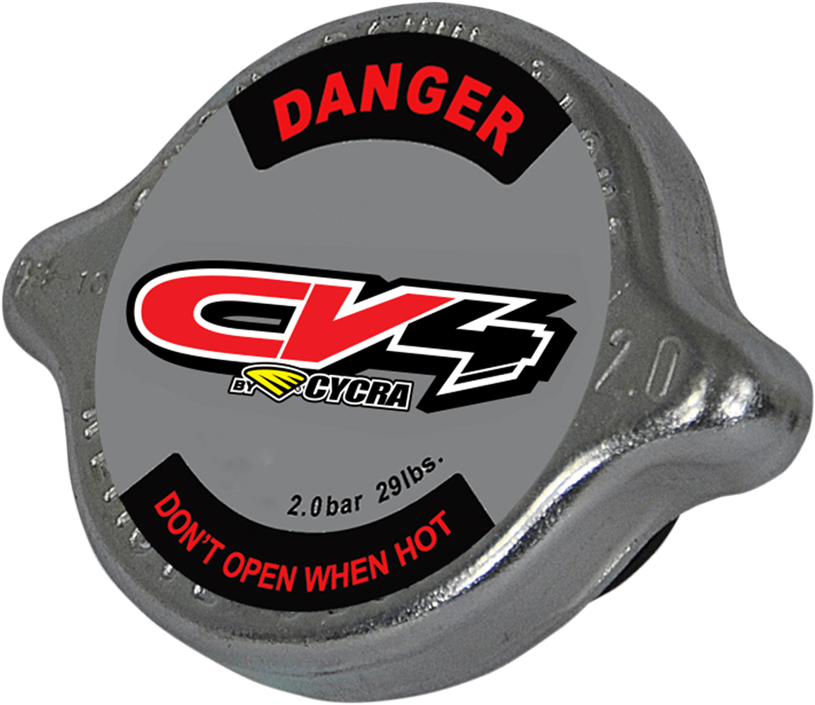 CV4 Radiator Cap - Silver - 2.0 bar CV715 - 29MK by CV4 - Moto - House MX