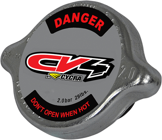 CV4 Radiator Cap - Silver - 2.0 bar CV715 - 29MK by CV4 - Moto - House MX