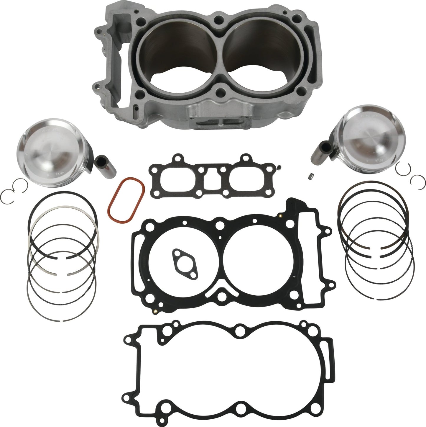 Cylinder Works Big Bore Kit - 61006 - K01 - 98mm +5.0 11:1 Polaris RZR Ranger 1000 2017 - 2023 - Moto - House MX